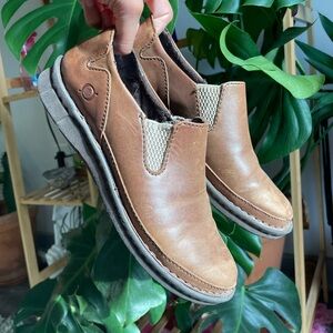 Vintage 90s leather mules